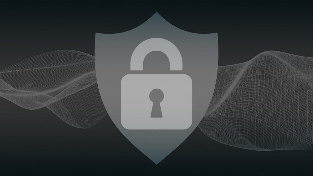 Free cybersecurity data security firewall illustration