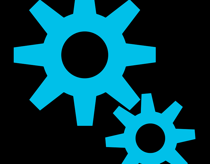 Free engine gears cogs vector