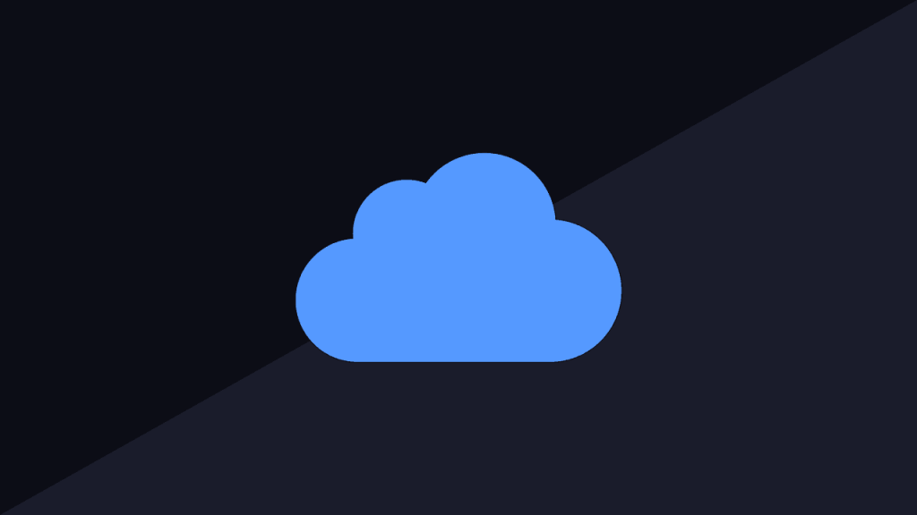 Free cloud cloud computing connection vector
