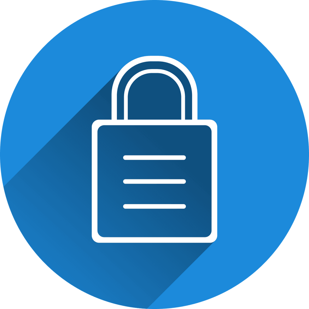 Free castle security locked vector