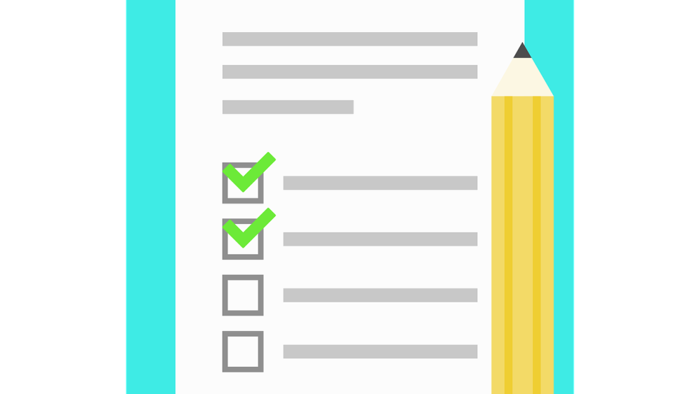 Free list notes icon illustration