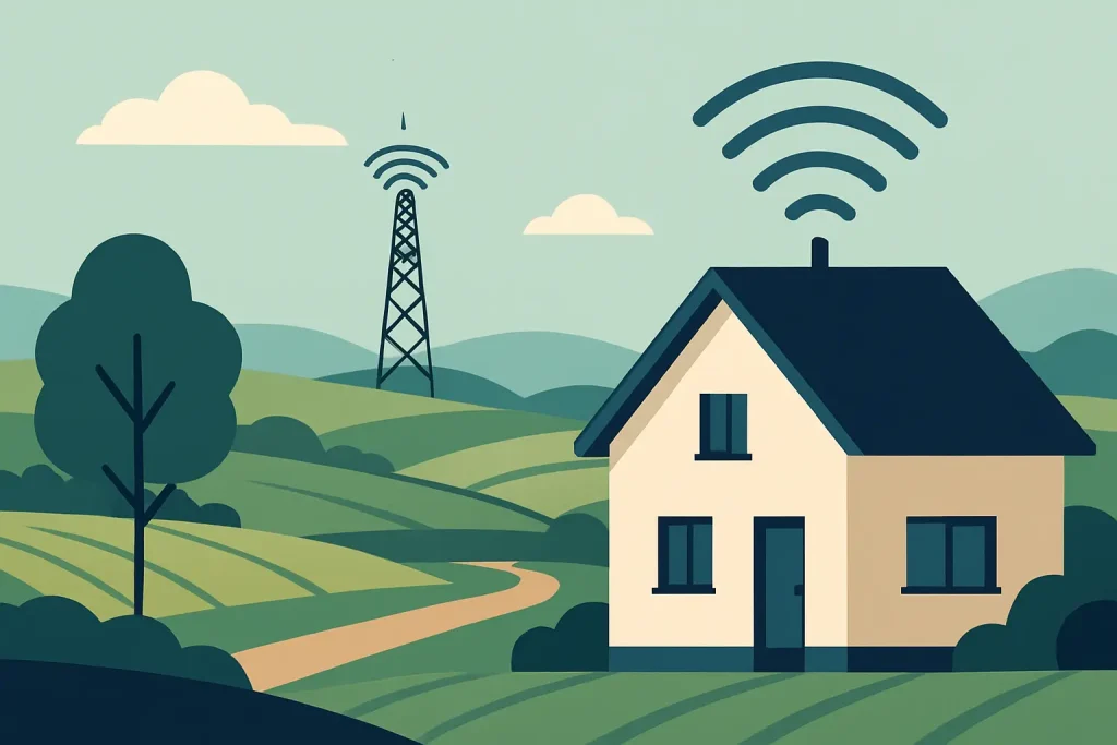 Rural broadband when fibre is not an option