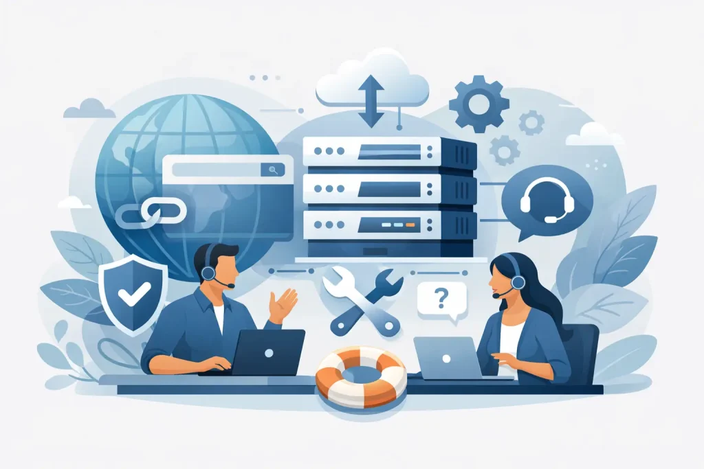 Why Domain and Hosting Support Matters