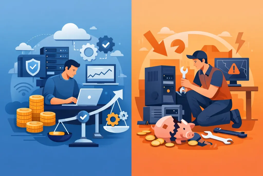 Managed IT vs Break Fix: What Pays Off?