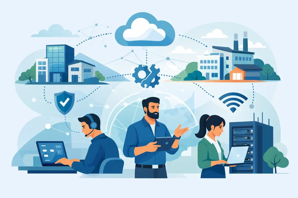 A Multi Site IT Support Example That Works