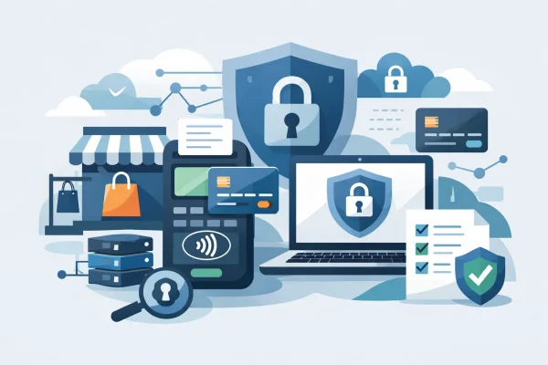 Example PCI compliance technology stack for retail