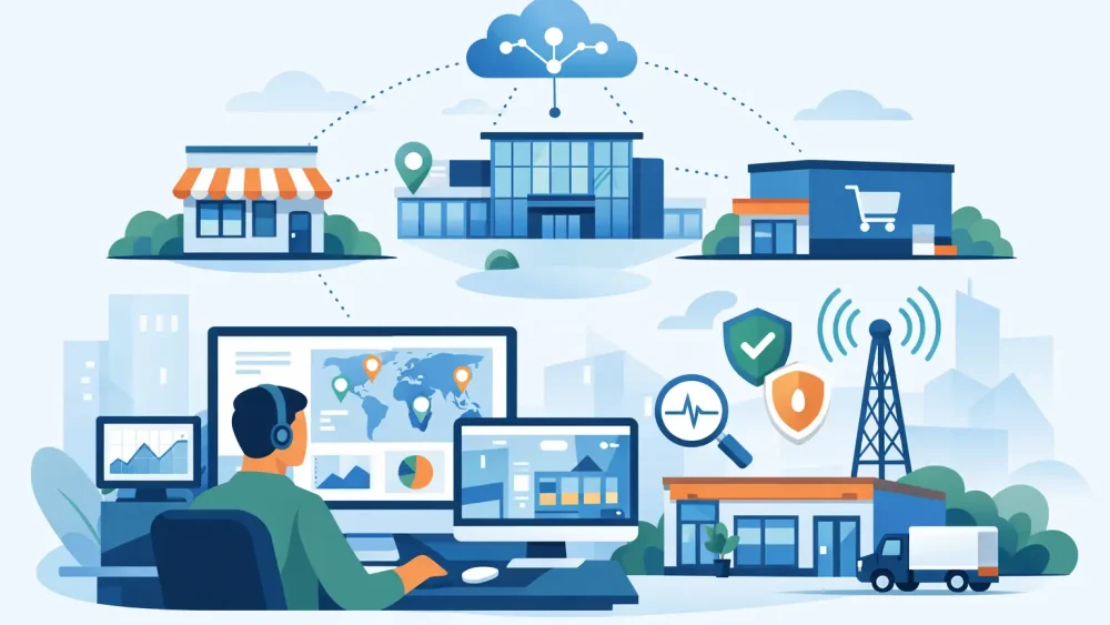 Multi Site Network Monitoring for Retailers