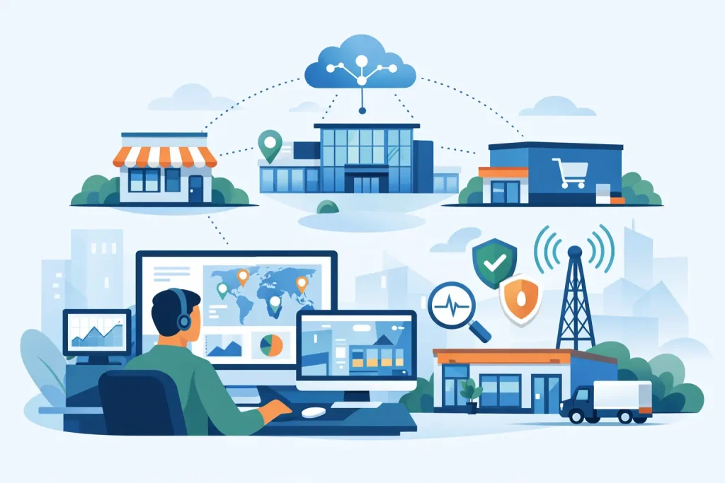 Multi Site Network Monitoring for Retailers