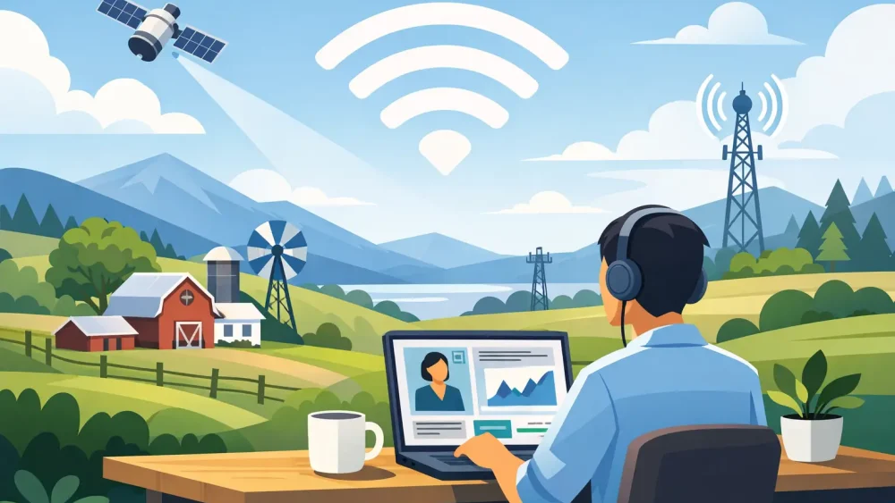 Rural Internet for Remote Work That Holds Up